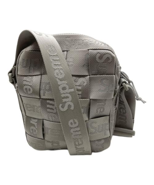 SUPREME（シュプリーム）Supreme (シュプリーム) Woven Shoulder Bag グレーの古着・服飾アイテム
