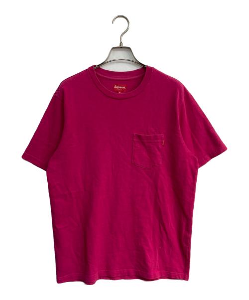 SUPREME（シュプリーム）Supreme (シュプリーム) ポケットTシャツ ピンク サイズ:Mの古着・服飾アイテム