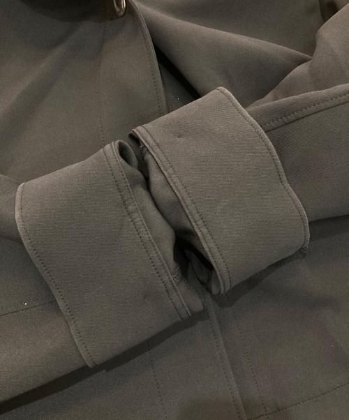 deres（デレス）deres (デレス) スイッチネックフェザー ショートコート ブラック サイズ:Fの古着・服飾アイテム