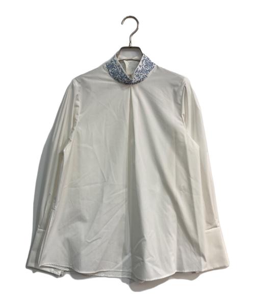 deres（デレス）deres (デレス) プルオーバーブラウス ホワイト サイズ:Free 未使用品の古着・服飾アイテム