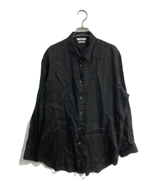 SCENTOF（セントオブ）SCENTOF (セントオブ) AP STUDIO (エーピーストゥディオ) リネンオーバーシャツ ブラック サイズ:Freeの古着・服飾アイテム