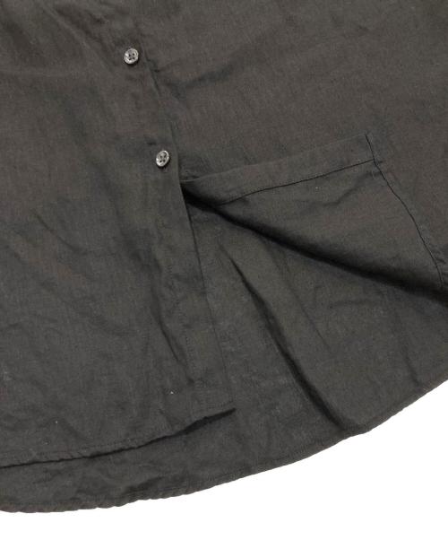 SCENTOF（セントオブ）SCENTOF (セントオブ) AP STUDIO (エーピーストゥディオ) リネンオーバーシャツ ブラック サイズ:Freeの古着・服飾アイテム