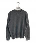 ERMENEGILDO ZEGNAエルメネジルド・ゼニア）の古着「カシミヤシルククルーネックニット」｜グレー