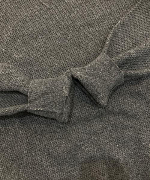 ERMENEGILDO ZEGNA（エルメネジルド・ゼニア）ERMENEGILDO ZEGNA (エルメネジルド・ゼニア) カシミヤシルククルーネックニット グレー サイズ:50の古着・服飾アイテム