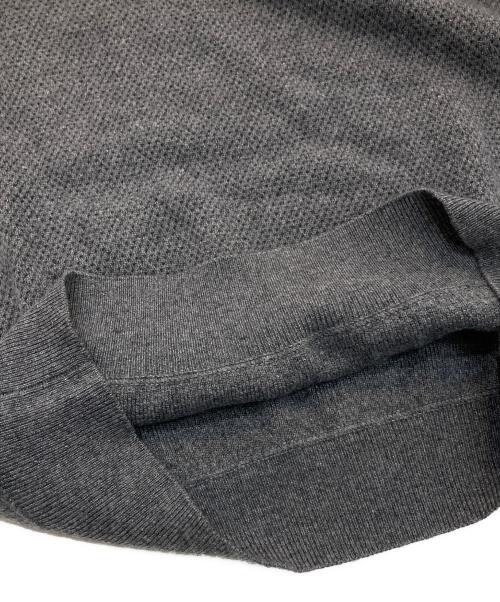 ERMENEGILDO ZEGNA（エルメネジルド・ゼニア）ERMENEGILDO ZEGNA (エルメネジルド・ゼニア) カシミヤシルククルーネックニット グレー サイズ:50の古着・服飾アイテム