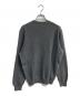 ERMENEGILDO ZEGNA (エルメネジルド・ゼニア) カシミヤシルククルーネックニット グレー サイズ:50：7000円