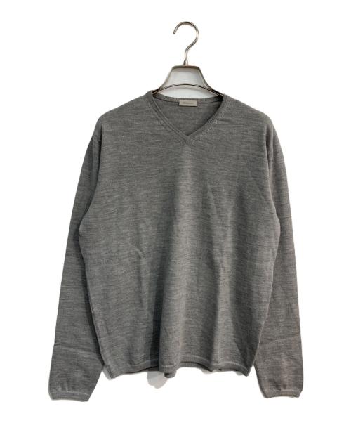 Cruciani（クルチアーニ）Cruciani (クルチアーニ) Vネックニット グレー サイズ:50の古着・服飾アイテム