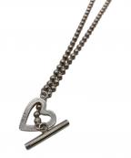 GUCCIグッチ）の古着「ハートトグルボールチェーンネックレス」