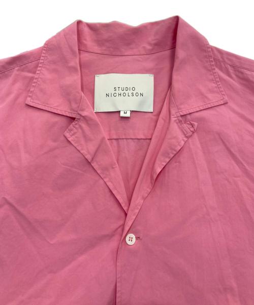 STUDIO NICHOLSON（スタジオ ニコルソン）STUDIO NICHOLSON (スタジオ ニコルソン) CABRILLA SHIRTS　SN-255 ピンク サイズ:Mの古着・服飾アイテム