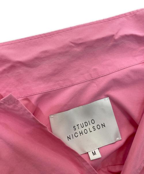 STUDIO NICHOLSON（スタジオ ニコルソン）STUDIO NICHOLSON (スタジオ ニコルソン) CABRILLA SHIRTS　SN-255 ピンク サイズ:Mの古着・服飾アイテム