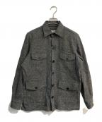 Errico Formicolaエリコフォルミコラ）の古着「ウールシャツジャケット　イタリア製　92-207-05-092089」｜グレー