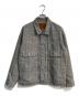Mr.Gentleman（ミスタージェントルマン）の古着「グレンチェックブルゾン　MGM-OT18」｜グレー