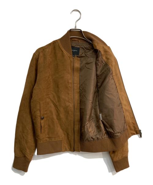 BANANA REPUBLIC（バナナリパブリック）BANANA REPUBLIC (バナナリパブリック) ヴィーガンスエード ボンバー ジャケット ブラウン サイズ:Sの古着・服飾アイテム