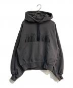 MAISON SPECIALメゾンスペシャル）の古着「BLOOM Embroidery Logo Hoodie　21232415309」｜グレー
