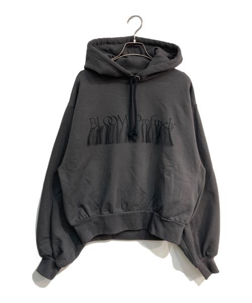 MAISON SPECIAL（メゾンスペシャル）MAISON SPECIAL (メゾンスペシャル) BLOOM Embroidery Logo Hoodie　21232415309 グレー サイズ:Freeの古着・服飾アイテム