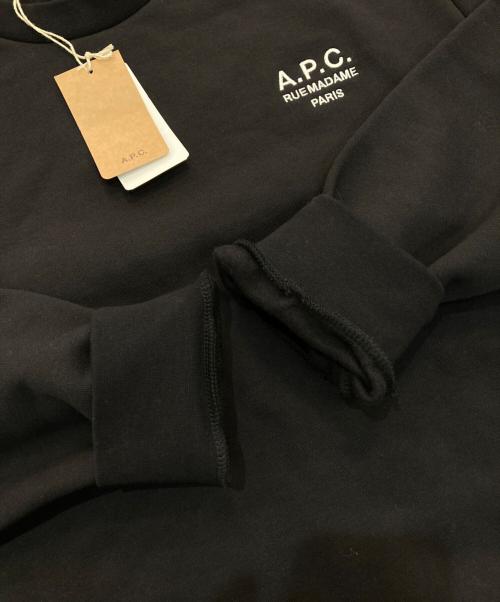 A.P.C.（アーペーセー）A.P.C. (アーペーセー) SWEAT STANDARD RUE MADAME　24246-1-98351 ブラック サイズ:XLの古着・服飾アイテム