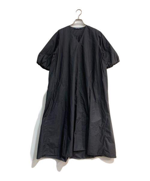 SOFIE D'HOORE（ソフィードール）SOFIE D'HOORE (ソフィードール) Vネックパフスリーブワンピース ブラック サイズ:34の古着・服飾アイテム