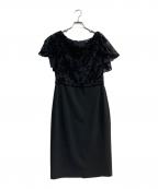 LAUREN RALPH LAURENローレンラルフローレン）の古着「ノースリーブワンピース」｜ブラック
