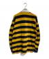 stussy (ステューシー) ラガーシャツ イエロー×ブラック サイズ:S：5000円