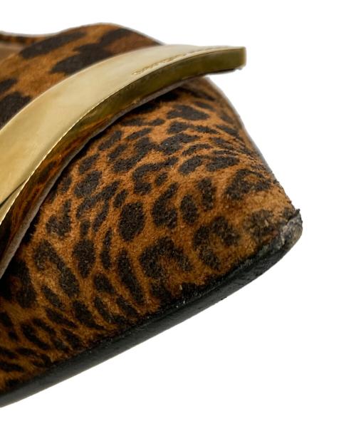 sergio rossi（セルジオロッシ）sergio rossi (セルジオロッシ) レオパード柄パンプス ブラウン サイズ:38の古着・服飾アイテム