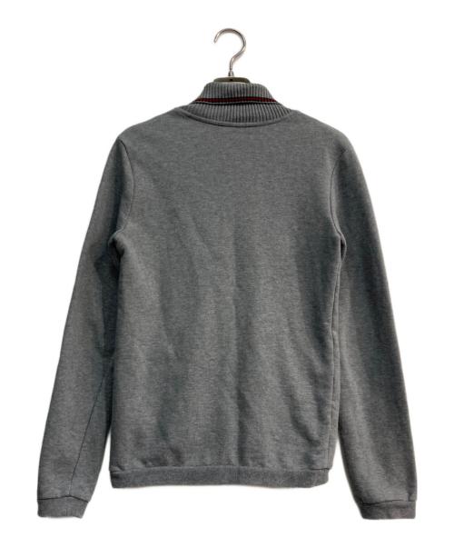 GUCCI（グッチ）GUCCI (グッチ) ショールカラーカーディガン　キッズ展開ライン　387782 X5505 グレー サイズ:12の古着・服飾アイテム
