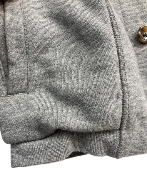 GUCCI（グッチ）GUCCI (グッチ) ショールカラーカーディガン　キッズ展開ライン　387782 X5505 グレー サイズ:12の古着・服飾アイテム