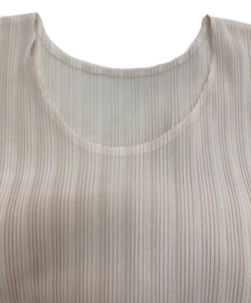 PLEATS PLEASE（プリーツプリーズ）PLEATS PLEASE (プリーツプリーズ) プリーツワンピース　PP13-FH356 アイボリー サイズ:3の古着・服飾アイテム