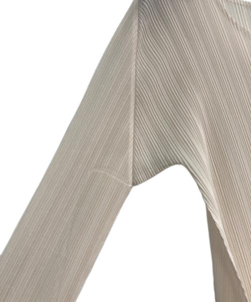 PLEATS PLEASE（プリーツプリーズ）PLEATS PLEASE (プリーツプリーズ) プリーツワンピース　PP13-FH356 アイボリー サイズ:3の古着・服飾アイテム