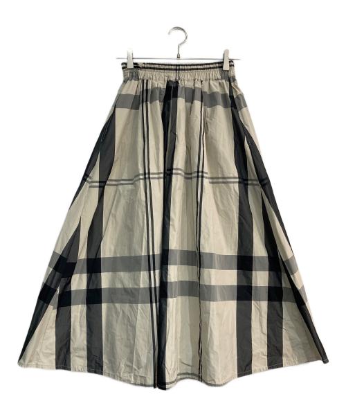 BARNEYS NEWYORK（バーニーズ・ニューヨーク）BARNEYS NEWYORK (バーニーズ・ニューヨーク) ナイロンスカート グレー サイズ:FREEの古着・服飾アイテム