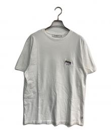 maison kitsune（メゾンキツネ）の古着「RAINBOW FOX CLASSIC TEE-SHIRT」｜ホワイト
