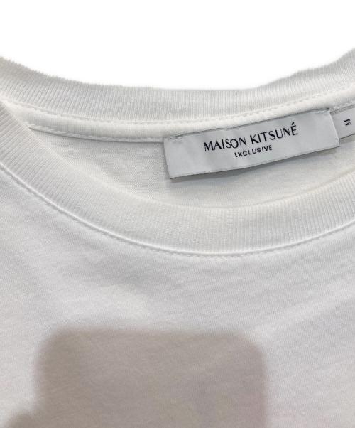 maison kitsune（メゾンキツネ）maison kitsune (メゾンキツネ) RAINBOW FOX CLASSIC TEE-SHIRT ホワイト サイズ:Mの古着・服飾アイテム
