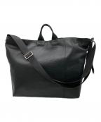 Firsthandファーストハンド）の古着「2WAY Leather Messenger Bag」｜ブラック