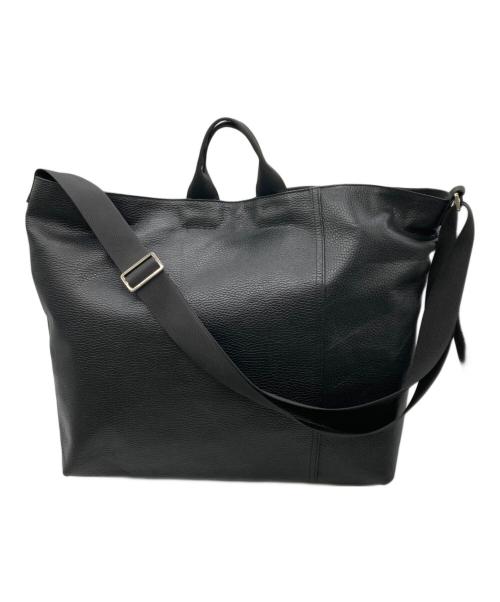 Firsthand（ファーストハンド）Firsthand (ファーストハンド) 2WAY Leather Messenger Bag ブラックの古着・服飾アイテム