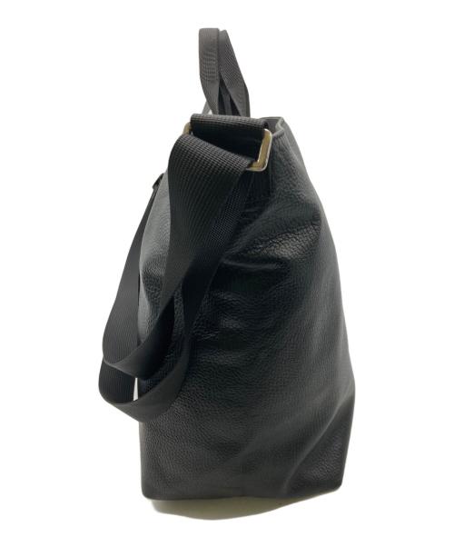 Firsthand（ファーストハンド）Firsthand (ファーストハンド) 2WAY Leather Messenger Bag ブラックの古着・服飾アイテム