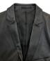 中古・古着 BURBERRY BLACK LABEL (バーバリーブラックレーベル) ラムレザー2Bテーラードジャケット　D1E72-415-09 ブラック サイズ:S：22000円
