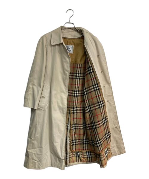 Burberry's（バーバリー）Burberry's (バーバリーズ) ノバチェックライナー付ステンカラーコート　FD080-025-01 ベージュ サイズ:Mの古着・服飾アイテム