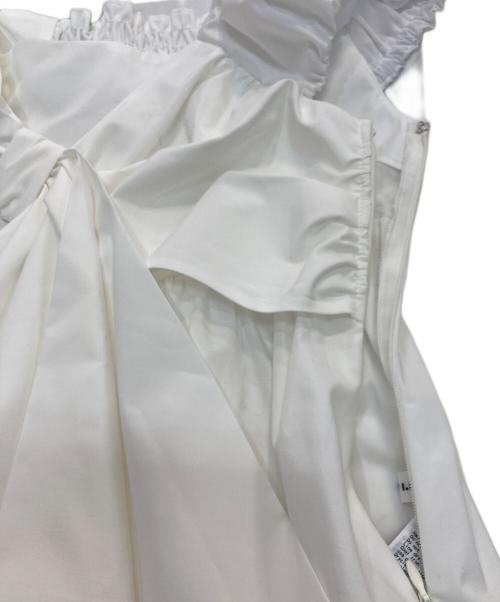 FRAY ID（フレイ アイディー）FRAY ID (フレイ アイディー) リボンディテールトップス　FWFB252014 ホワイト サイズ:1 未使用品の古着・服飾アイテム