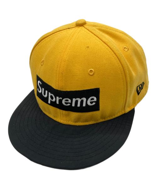 SUPREME（シュプリーム）SUPREME (シュプリーム) New Era (ニューエラ) 2トーンボックスロゴキャップ イエロー×ブラック サイズ:７1/2の古着・服飾アイテム