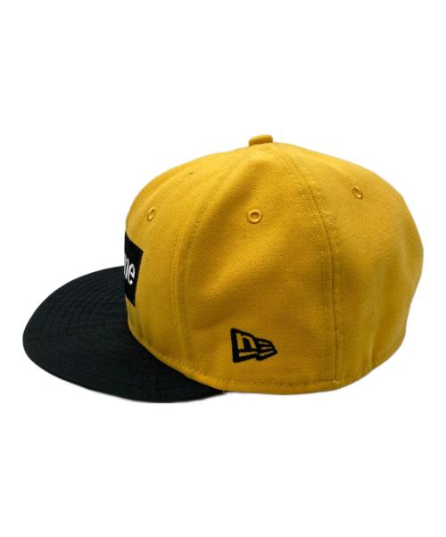 SUPREME（シュプリーム）SUPREME (シュプリーム) New Era (ニューエラ) 2トーンボックスロゴキャップ イエロー×ブラック サイズ:７1/2の古着・服飾アイテム