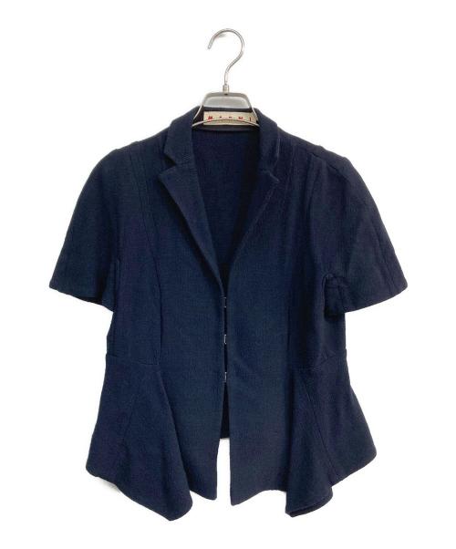 MARNI（マルニ）MARNI (マルニ) 半袖ジャケット ネイビー サイズ:38の古着・服飾アイテム
