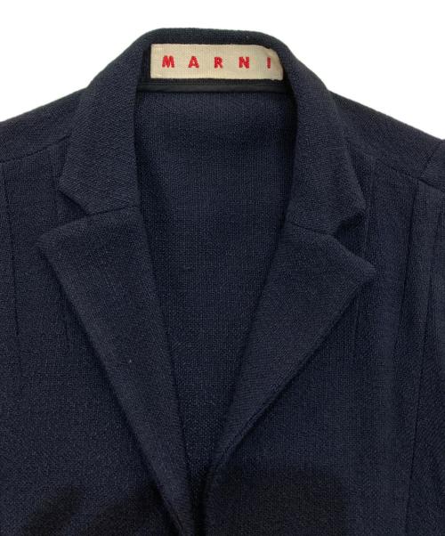 MARNI（マルニ）MARNI (マルニ) 半袖ジャケット ネイビー サイズ:38の古着・服飾アイテム