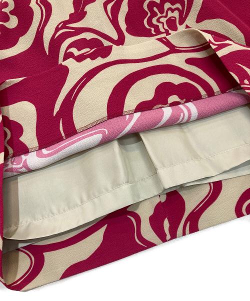 DRIES VAN NOTEN（ドリスヴァンノッテン）DRIES VAN NOTEN (ドリスヴァンノッテン) 膝丈タイトスカート　2132983 レッド サイズ:34の古着・服飾アイテム