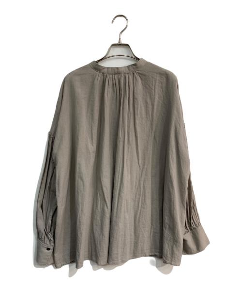 Whim Gazette（ウィムガゼット）Whim Gazette (ウィムガゼット) ローンスリーブギャザープルオーバー グレー サイズ:Freeの古着・服飾アイテム