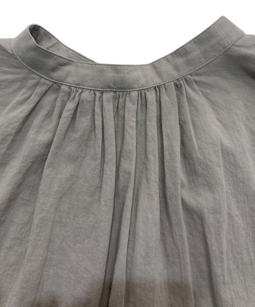 Whim Gazette（ウィムガゼット）Whim Gazette (ウィムガゼット) ローンスリーブギャザープルオーバー グレー サイズ:Freeの古着・服飾アイテム