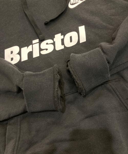 NIKE（ナイキ）NIKE (ナイキ) F.C.R.B. (エフシーレアルブリストル) プルオーバーパーカー ブラック サイズ:Lの古着・服飾アイテム