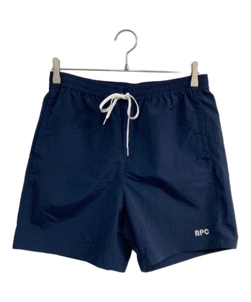 A.P.C.（アーペーセー）A.P.C. (アーペーセー) ナイロンハーフパンツ ネイビー サイズ:Ｓの古着・服飾アイテム