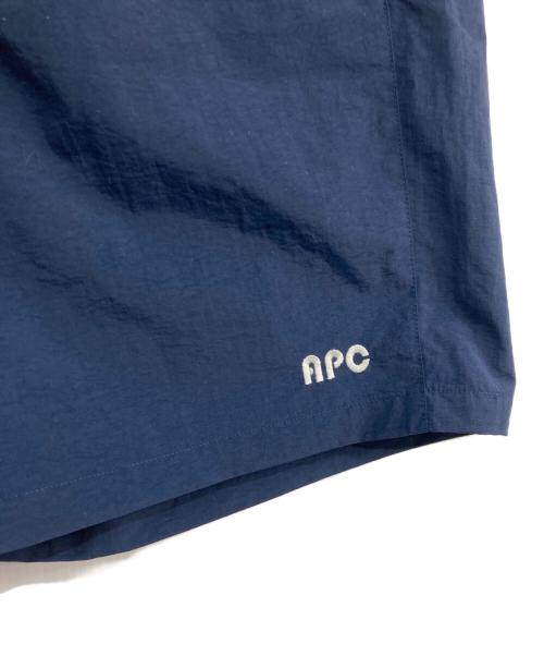 A.P.C.（アーペーセー）A.P.C. (アーペーセー) ナイロンハーフパンツ ネイビー サイズ:Ｓの古着・服飾アイテム