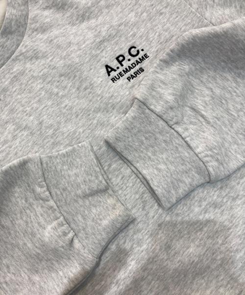 A.P.C.（アーペーセー）A.P.C. (アーペーセー) SWEAT STANDARD RUE MADAME グレー サイズ:XLの古着・服飾アイテム