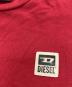 中古・古着 DIESEL (ディーゼル) ロゴワッペンTEE レッド サイズ:M：4000円