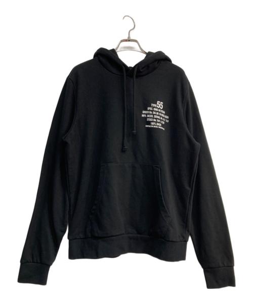 DIESEL（ディーゼル）DIESEL (ディーゼル) S-GINN-HOOD-K26　A06500 ブラック サイズ:Lの古着・服飾アイテム